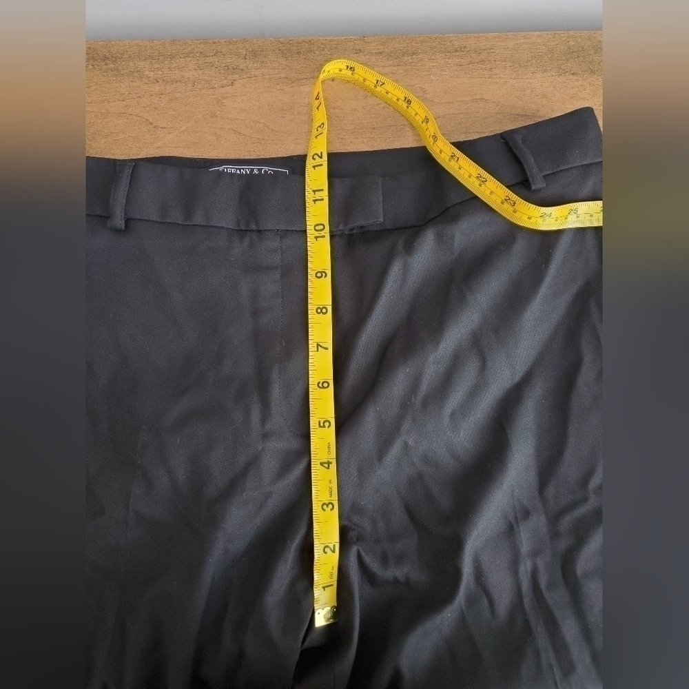 Tiffany and co womens black trousers. Size 14. EUC 28" inseam - Picture 5 of 10